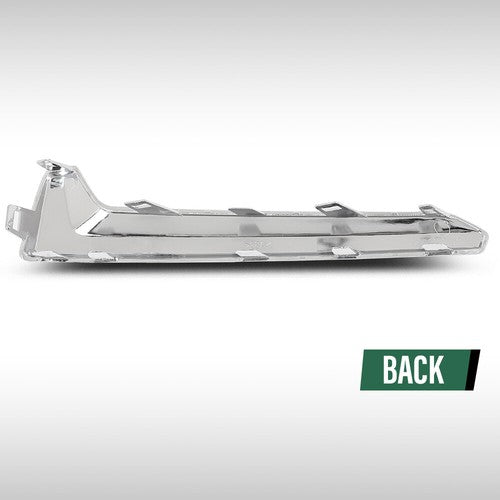 Solid Spare Fit For 17-18 Subaru Forester Left Side 57708SG010 Fog Light Molding Trim Silver