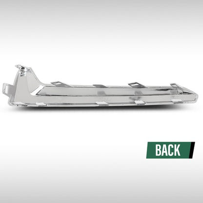 Solid Spare Fit For 17-18 Subaru Forester Left Side 57708SG010 Fog Light Molding Trim Silver