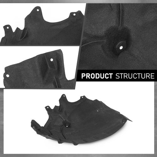 Solid Spare Fit For 2017-2023 Audi Q7 Rear Right Side Fender Liner Splash Shield 4M0821192H