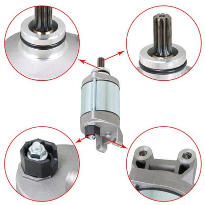 Solid Spare Starter Motor Assembly For Kawasaki KFX450R 2008 2009 2010 2011 2012 2013 2014
