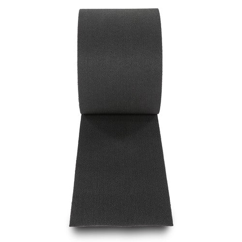 Solid Spare 12" x 100' Ribbed Bunk Carpet / Marine Boat Trailer Runners / Outdoor - Black