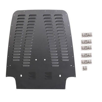 Solid Spare Front Vented Louver Hood Panel Aluminum For Jeep Wrangler TJ 1997-2002