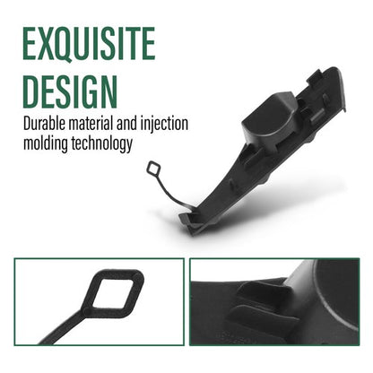 Solid Spare Front Bumper Tow Eye Hook Cover Cap Fit For 2013-2015 Mercedes GLK250 GLK350