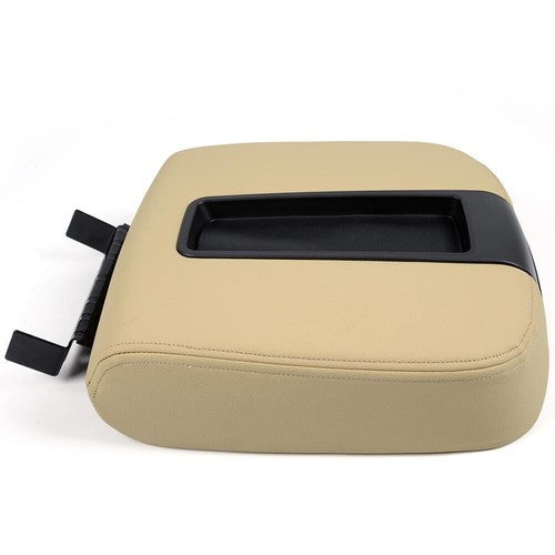Solid Spare Fit For 07-14 Chevy Silverado GMC Sierra Center Console Armrest Lid Beige