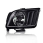 Solid Spare New Fit For 2005-2009 Ford Mustang Right Passenger Side Headlight Assembly Black