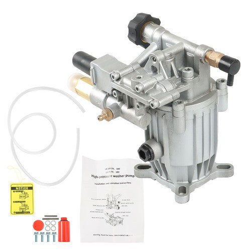 Solid Spare 3000 PSI Pressure Washer Pump Horizontal 3/4" Shaft - MAX 2.5 GPM Oil Sealed