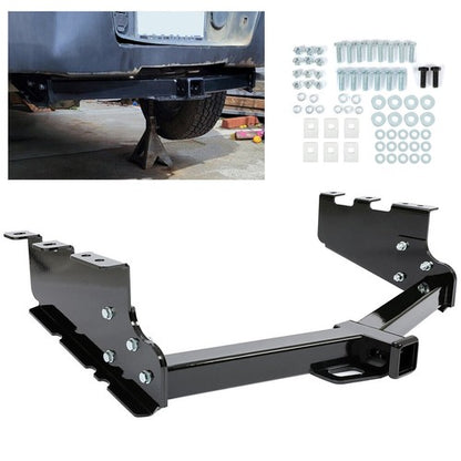 Solid Spare Class-3 Trailer Hitch Rear Bumper Tow Kit 2" For Silverado GMC Sierra 1500 14-19