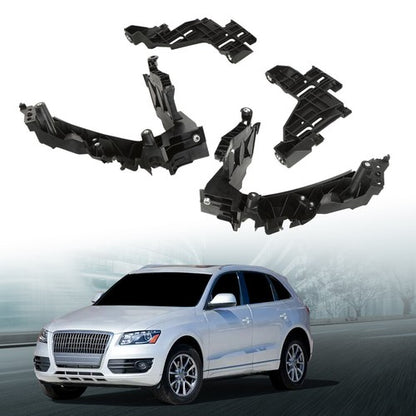 Solid Spare Fit For 2009-2012 Audi Q5 Front Headlight Mounting Bracket Support Plate 4pcs