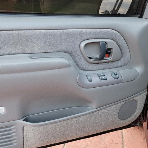 Solid Spare Fit For 95-99 Chevy GMC Truck Left & Right Inner Door Handle Bezel Gray