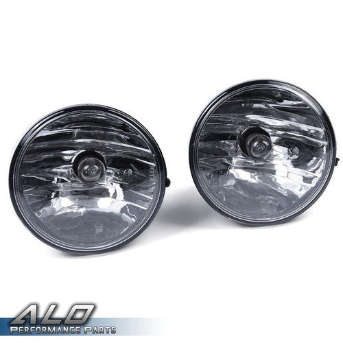 Solid Spare Fit For 2015-2020 Chevy Colorado Clear Lens Fog Light W/Chrome Trim Bezel+Switch