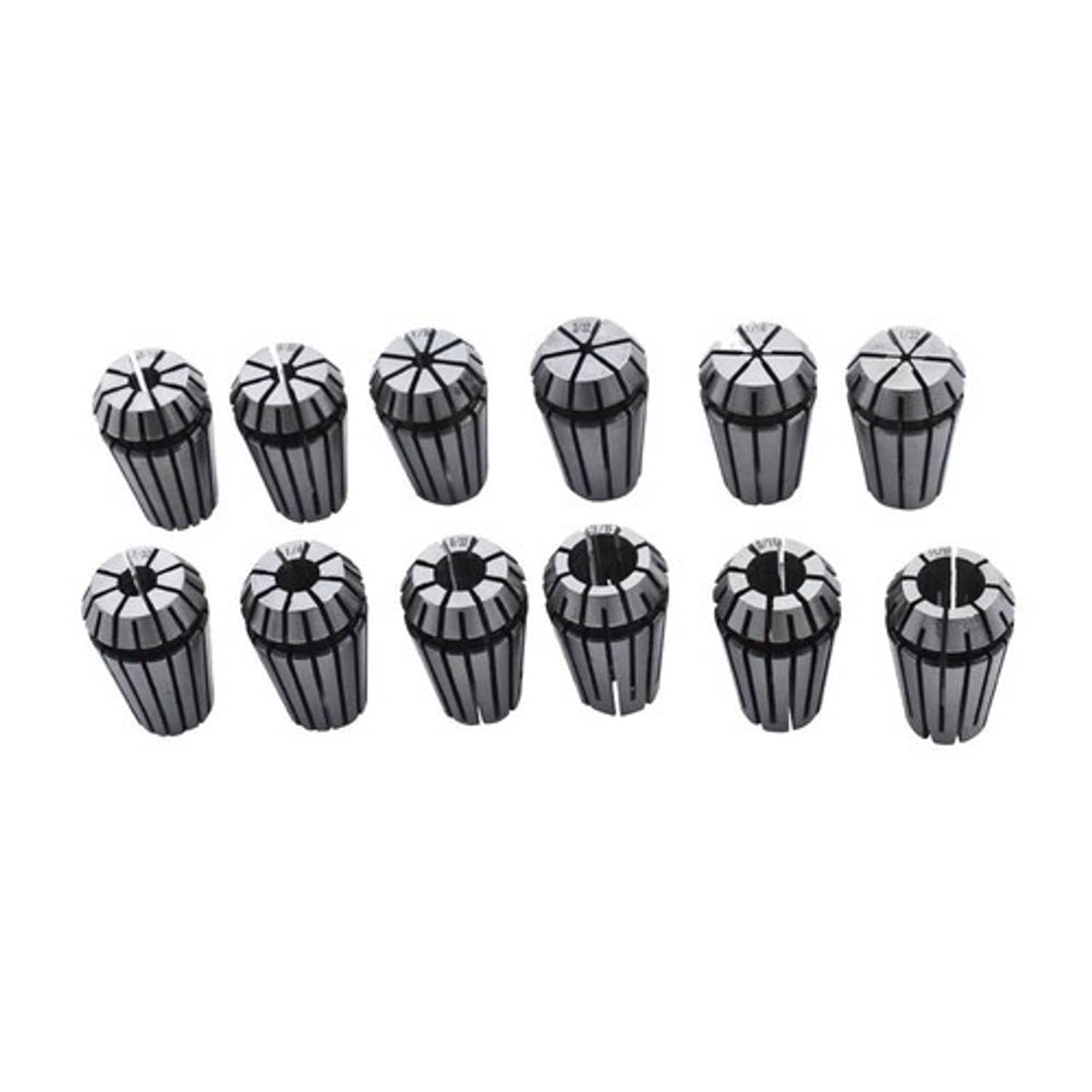 Solid Spare New 12Pcs ER16 Spring Collet Set 1/32"-3/8" For CNC Milling Lathe Tool Engraving