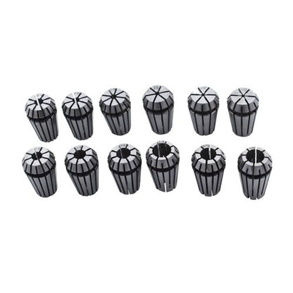 Solid Spare New 12Pcs ER16 Spring Collet Set 1/32"-3/8" For CNC Milling Lathe Tool Engraving