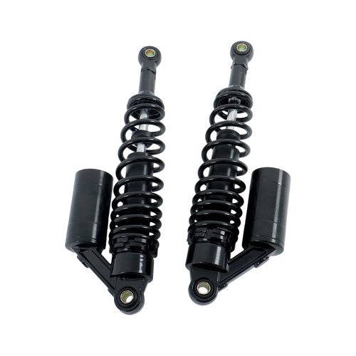 Solid Spare 2X13.5'' 340mm Pair Motorcycle Air Shock Absorber For Honda Yamaha Black