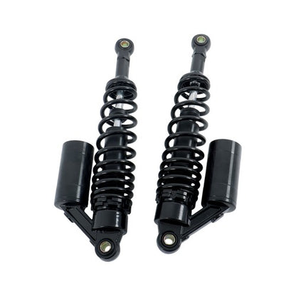 Solid Spare 2X13.5'' 340mm Pair Motorcycle Air Shock Absorber For Honda Yamaha Black