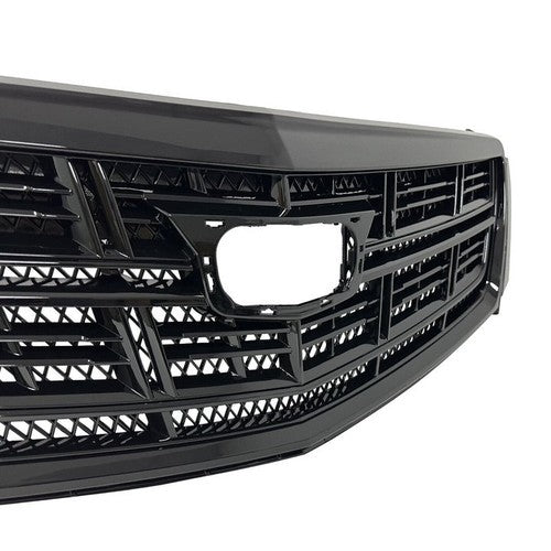 For 2013-2017 Cadillac XTS Front Bumper Black Upper Grille Lower Grill 2PCS
