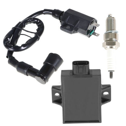 Solid Spare Ignition Coil Spark Plug CDI For Kawasaki Bayou 220 KLF220A Bayou 250 KLF250A US