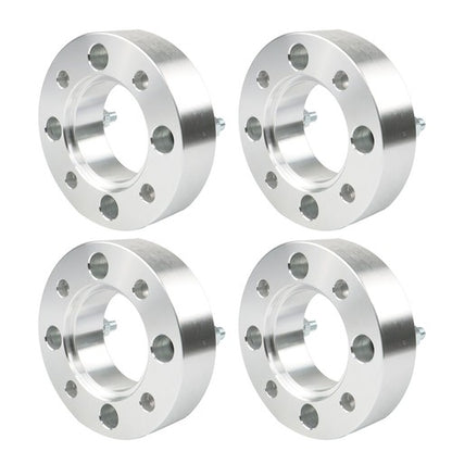 Solid Spare 4Pcs Silver For Honda 4x110 1.5" 74mm Hub Bore M10x1.25 Studs Wheel Spacers