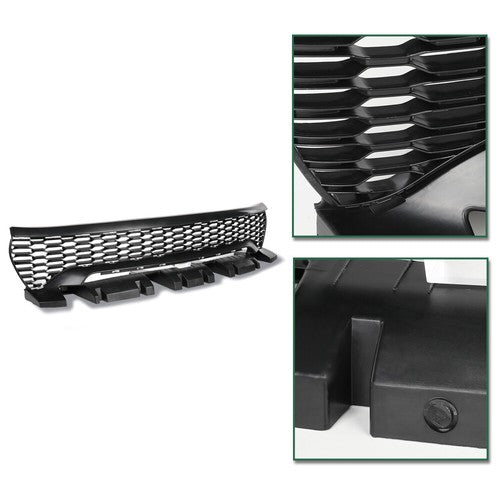 Solid Spare New Fit For 2020-2022 Dodge Charger 68422116AC Front Bumper Upper Grille Grill
