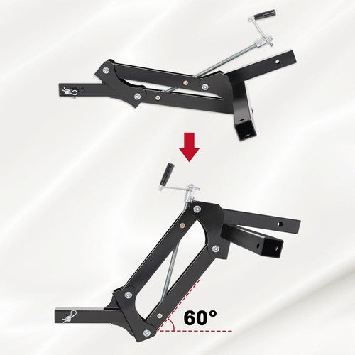 Solid Spare 50" Manual Implement 1-Point Lift For Tractor Universal Tow Behind 2'' Receiver