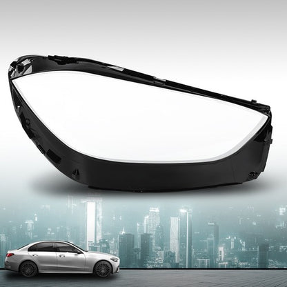 Solid Spare Fit For 22-24 Mercedes W206 C200 C300 C350 C43 C63 Right Headlight Lens Cover