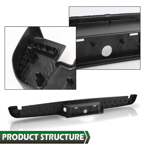 Solid Spare Rear Bumper Top Step Pad Cover Fit For 2015-2020 F-150 Ford w/o Trailer Tow