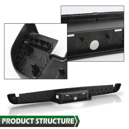 Solid Spare Rear Bumper Top Step Pad Cover Fit For 2015-2020 F-150 Ford w/o Trailer Tow