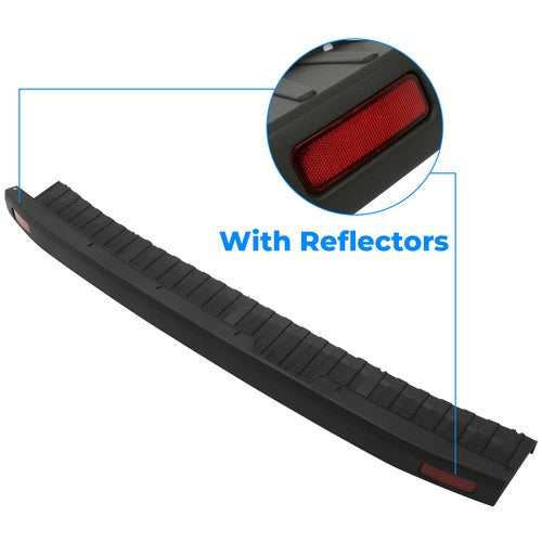 Solid Spare For 15-22 Ford Transit 150 250 350 Rear Bumper Cover Top Pad With Reflectors
