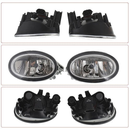 Solid Spare Halogen 3000k Fog Light Assembly w/Bezels For Honda CR-V 17-18 33901-SLE-305