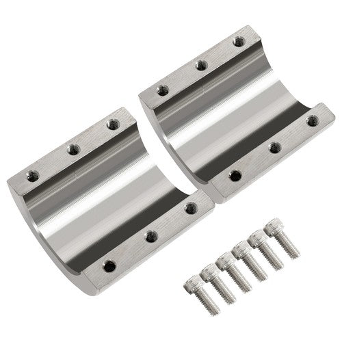 Solid Spare 1 x Tube 1.625 1 5/8" Inch OD Roll Cage Mounts Split Collar Tube Clamp