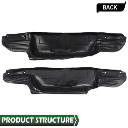 Solid Spare Rear Fender Liner Wheel Well Guard Fit For 2021-2024 Ford F-150 ML3Z9927886A