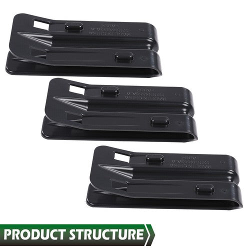 Solid Spare 3pcs Fit For 08-14 Chevy Silverado 1500 Rear Seat Bumper Cushion Bracket Repair