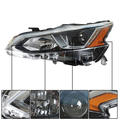 Solid Spare Headlight Assembly Set Halogen Left Driver Side Fit For Nissan Altima 2019 2020