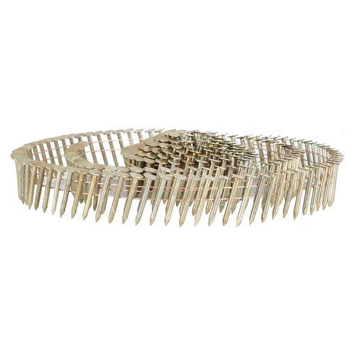 Solid Spare 7200Pcs 15 Degree Galvanized Coil Roofing Nail 3/8" Head Diameter 1-1/4" × 0.12"