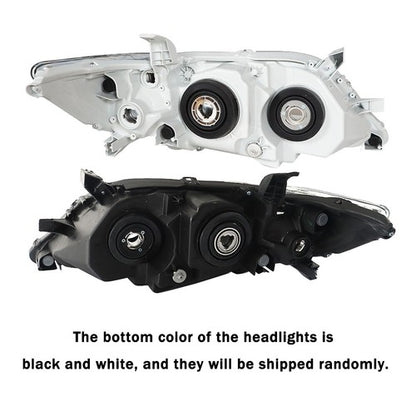 Solid Spare Pair Set For Toyota Camry Hybrid 2010-2011 Headlight Replacement Chrome Housing