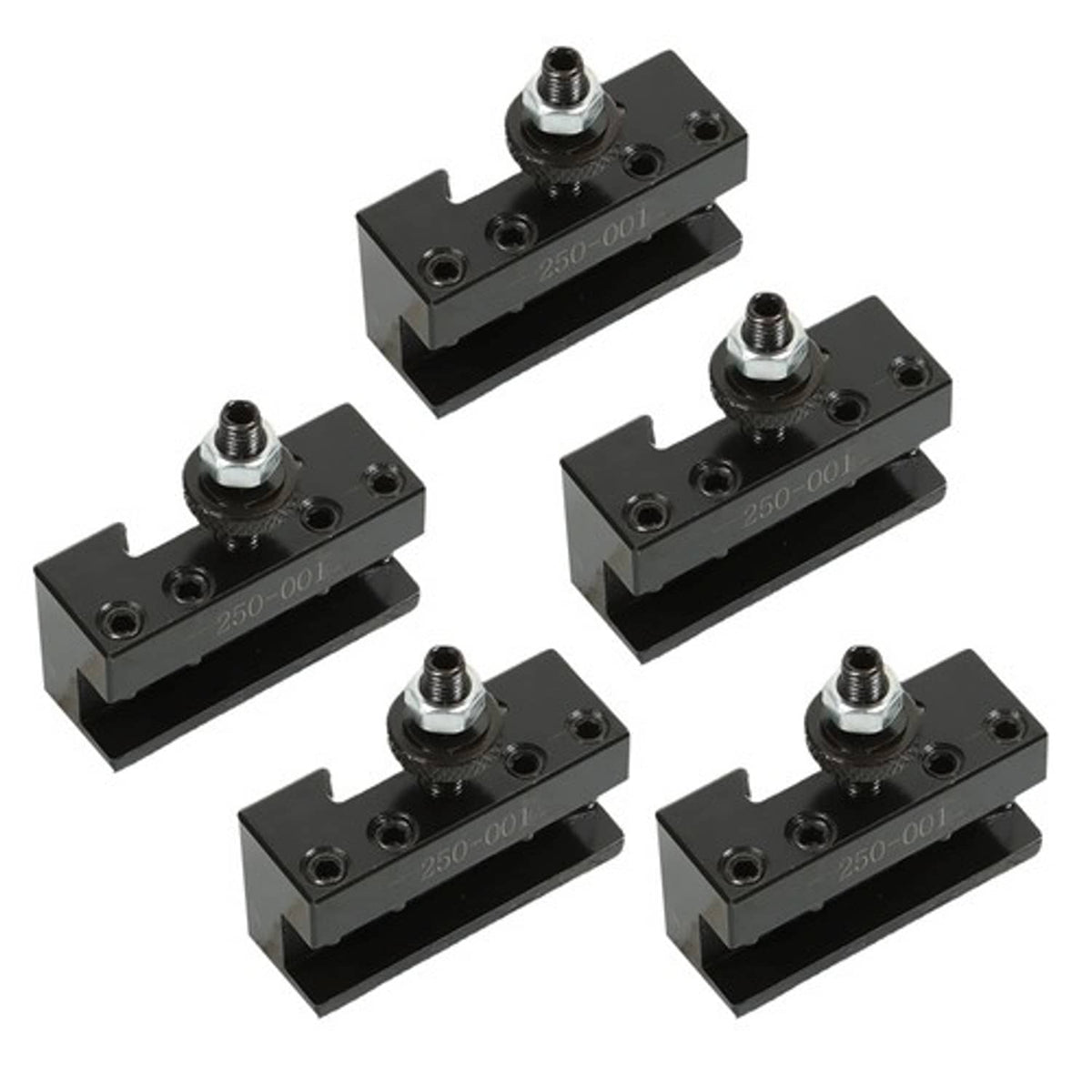 Solid Spare New 5PCS #1 Quick Change Turning & Facing Lathe Tool Post Holder OXA 250-001