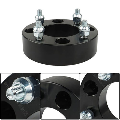 Solid Spare 2002 2003 for Suzuki 500 250 Black 4Pcs Wheel Spacer 4x110 1.5" 74mm M10x1.25