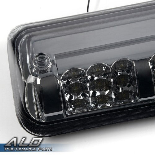 Solid Spare Fit For 04-08 Ford F-150 Smoke Full LED 3rd Third Brake Light Cargo Tail Lamp