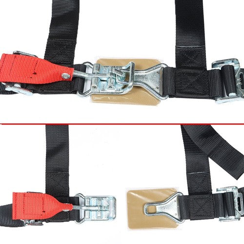 Solid Spare 4point Harness Belt Seatbelt w/ Phone Pocket A114220 ATV UTV Fit For Polaris
