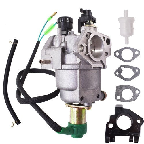 Solid Spare Carburetor w/ Solenoid Carb For Honda GX340 GX390 8HP 9HP 11HP 13HP Generator