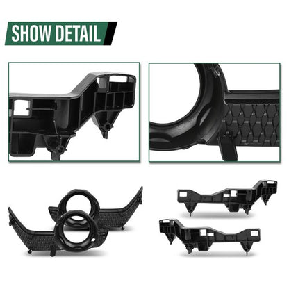 Solid Spare Fit For 14-19 Toyota 4Runner TRD/SR5 Front Bumper Grille Assembly Body Parts Kit