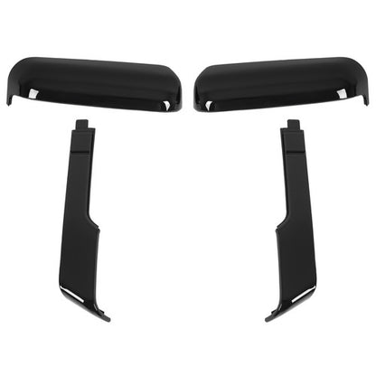 Solid Spare For Chevy Silverado GMC Sierra HD 2500 3500 2020-2023 24 Side Mirror Cover Caps