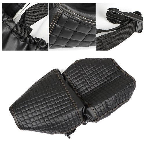 Solid Spare Black Golf Cart Diamond Seat Cover Kit For Club Car Precedent Seat Cushion