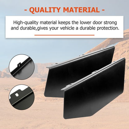 Solid Spare Lower Door Panels Inserts For HONDA TALON 1000X-4 2023-2024 Powder Coated