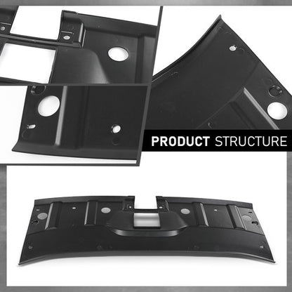 Solid Spare Fit For 21-24 Jeep Grand Cherokee Radiator Support Cover | Upper | Sight Shield