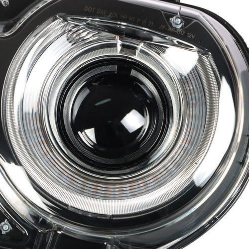 Solid Spare Pair Set For Dodge Challenger 2015-2018 Headlight Replacement Halogen Clear Lens