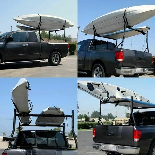 Solid Spare 2 Pairs Kayak Roof Rack Carrier Boat Ski Surf Roof Mount Car Cross J-Bar Rack