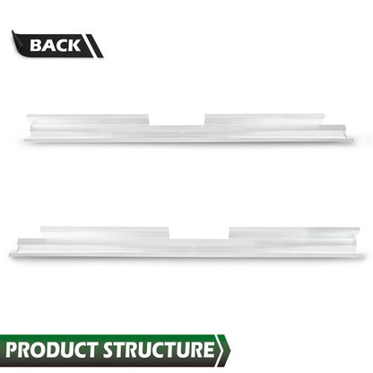Solid Spare Slip-on Rocker Panel Left & Right Fit For 84-01 Jeep Cherokee Wagoneer 4-Door