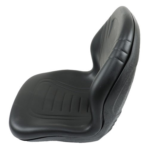 Solid Spare Seat Fits For John Deere Skid Steer 240 250 315 328D 332 7775 ETC - Black