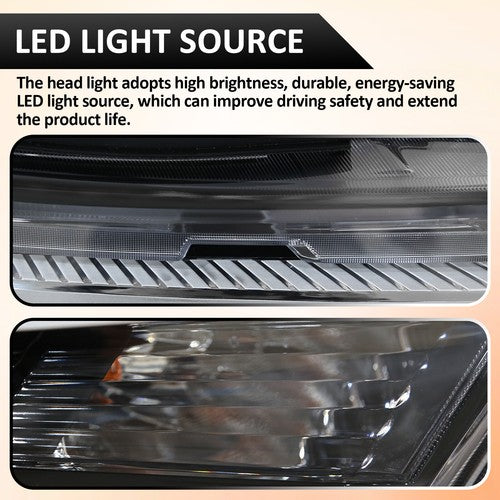 Fit 2022 2023 Toyota RAV4 XLE Halogen Headlight W/ LED DRL Left Driver Side