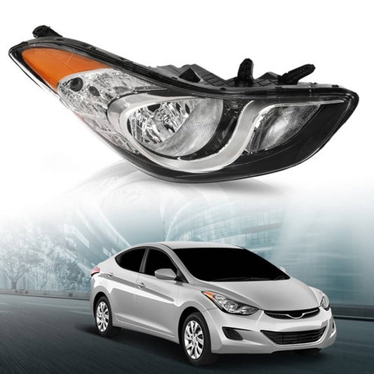 Solid Spare Fit For 2011-2013 Hyundai Elantra Halogen Headlight Assembly Right Passenger